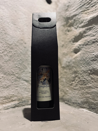 [z_RHVP0013] Zwarte luxe geschenkverpakking (1 fles)