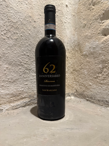 [RHW00049] San Marzano - Primitivo Anniversario 62 Riserva